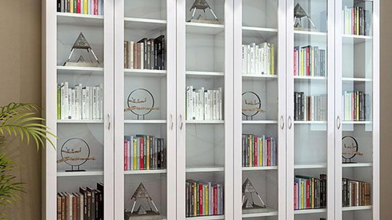 Desain Rak Buku Kaca