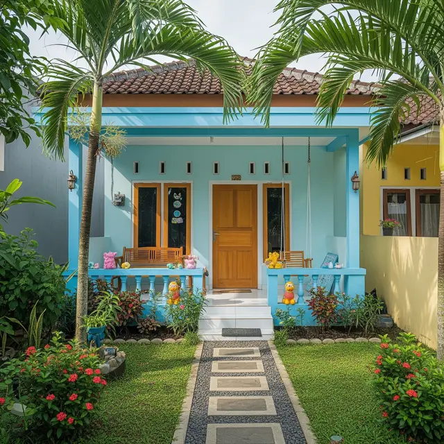 9 Warna Cat Teras untuk Rumah Ramah Anak, Ciptakan Suasana Aman dan Stimulatif