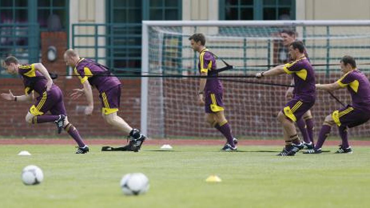 Latihan rutin sang pengadil lapangan  