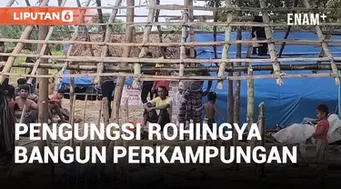 Ratusan Pengungsi Rohingya Bangun Perkampungan di Pekanbaru