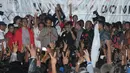  Nama jokowi terus dielu-elukan oleh para pendukungnya ketika jokowi berorasi di Lapangan Lega,  Bandung, Rabu (11/6/2014) (Liputan6.com/Herman zakharia).