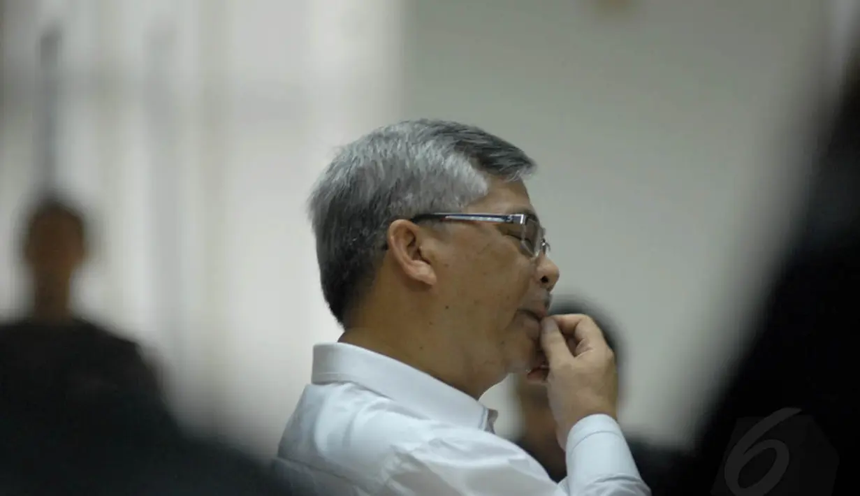Mantan Ketua MK itu juga mengaku akan melakukan banding terhadap putusannya nanti jika dianggap tidak adil, Jakarta, Senin (30/6/14). (Liputan6.com/Miftahul Hayat)