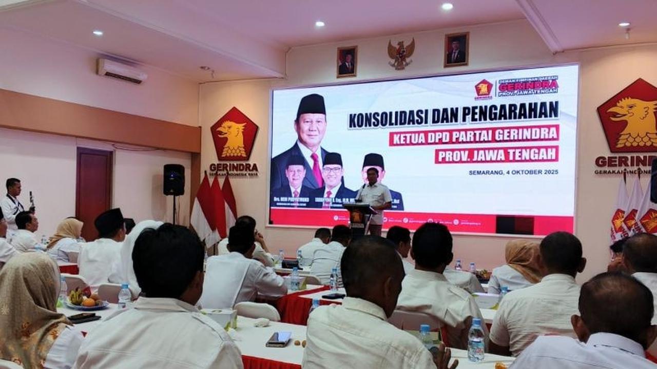 Puluhan Kepala Daerah Gerindra Jateng Diminta Sukseskan Program Prabowo, Apa Saja yang Jadi Prioritas?