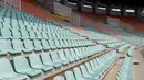 Suasana bangku di Stadion Pakansari, Bogor, Selasa (3/3/2020). Stadion tersebut merupakan salah satu kandidat veneu untuk piala dunia U-20 pada 2021. (Bola.com/M Iqbal Ichsan)