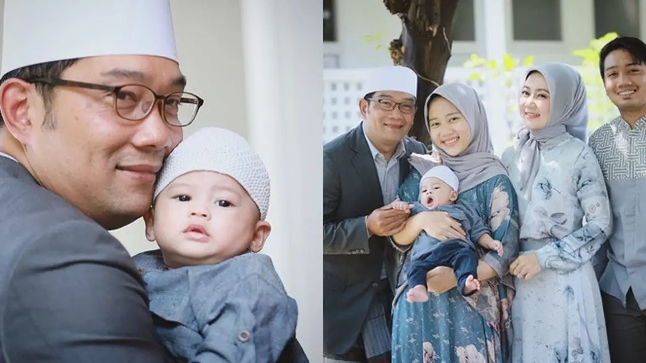 6 Momen Kebersamaan Ridwan Kamil dan Putra Angkat