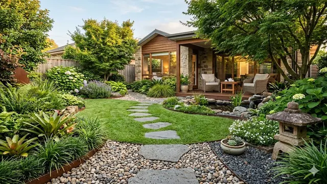 Inspirasi Taman Batu di Halaman Rumah