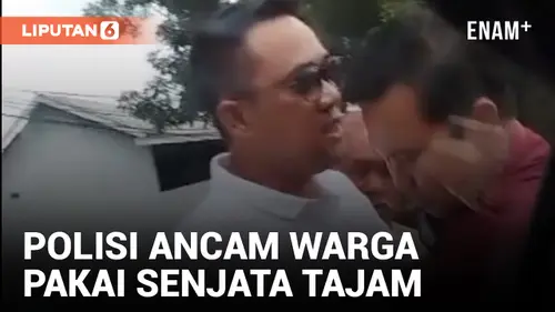 VIDEO: Miris! Pengemudi di Palembang Diancam Oknum Polisi Pakai Sajam