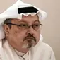 Jurnalis Arab Saudi yang merupakan kontributor harian The Washington Post, Jamal Khashoggi (59). Ia dilaporkan menghilang saat memasuki Konsulat Saudi di Istanbul pada 2 Oktober 2018 (AFP PHOTO)