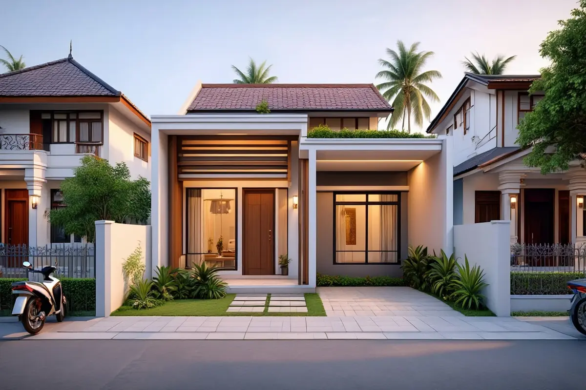 Trik Mendesain Rumah 5x7 Meter di Perkotaan/ Ilustrasi AI