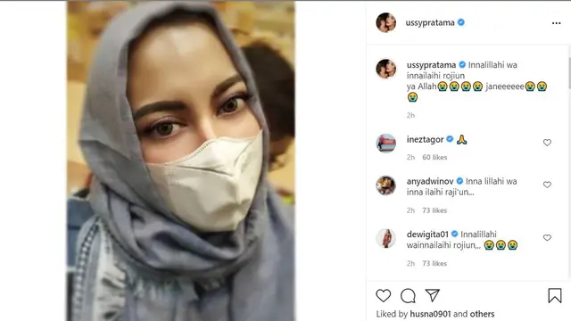 Unggahan Ussy Sulistiawaty tentang Jane Shalimar. (Instagram/ ussypratama)