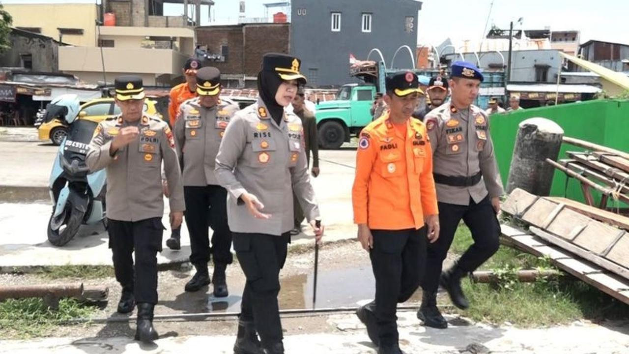 BPBD dan Polres Pelabuhan Perkuat Pengamanan Pulau Makassar Hadapi Musim Angin Barat