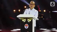 Hadir pula, Menteri Koordinator Bidang Pembangunan Manusia dan Kebudayaan dalam Kabinet Merah Putih 2024-2029, Pratikno dalam acara tersebut. (Liputan6.com/Herman Zakharia)