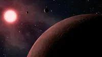 Ilustrasi exoplanet yang baru-baru ini ditemukan NASA. (AP)