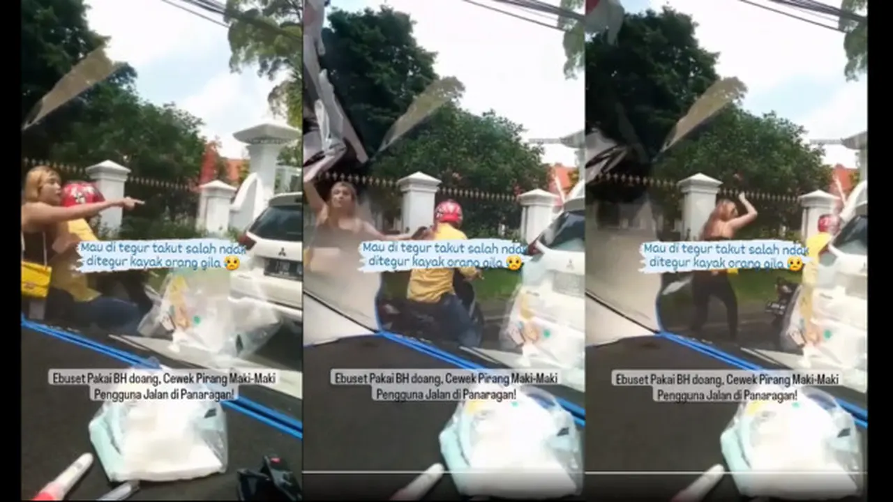 Wanita Pirang Viral Di Media Sosial