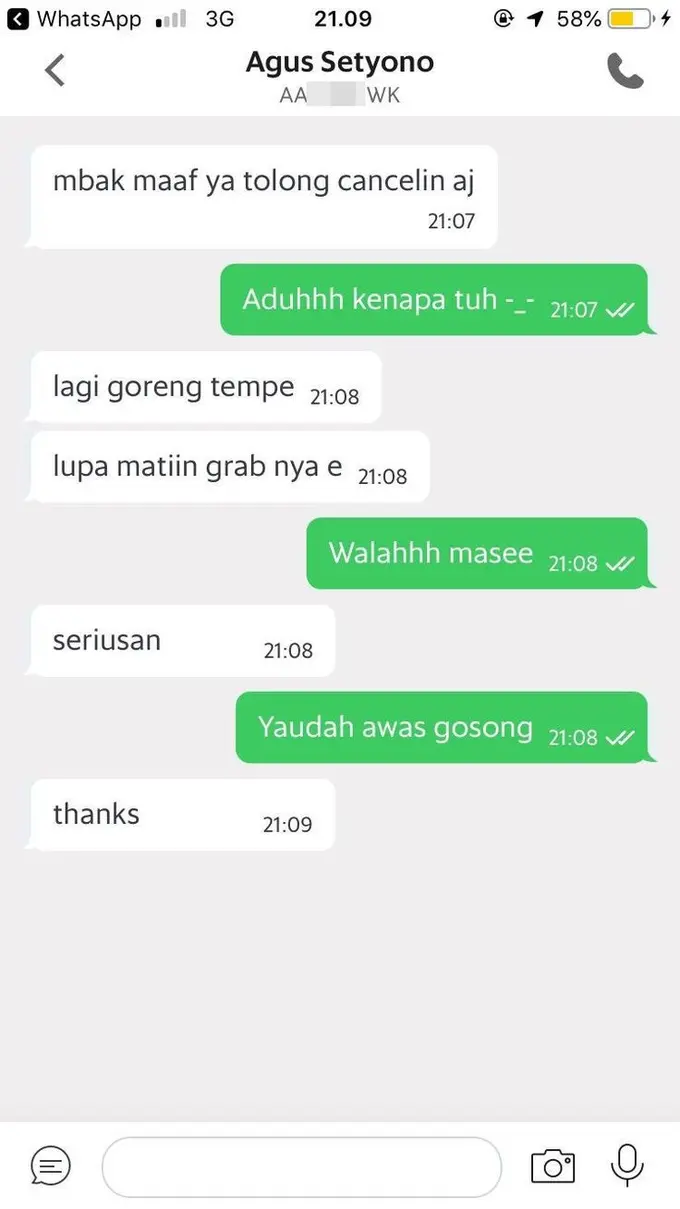 10 Potret Chat Ojol Dengan Penumpang Yang Sukses Bikin Cekikikan Emang