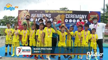 Berita video Siaga Pratama dinobatkan menjadi juara Top Youth Premier League kategori u-9, Minggu (23/1/2022).