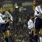 Gustavo Poyet yang telah pensiun sebagai pemain pada Juli 2004 bersama Tottenham Hotspur dan saat ini tengah membesut Timnas Yunani menempati posisi kedua sebagai pemain Uruguay tertajam di Premier League. Tujuh musim merumput di Premier League bersama Chelsea dan Tottenham Hotspur, ia total mencetak 54 gol dan 7 assist dari 186 laga. (AFP/Odd Andersen)