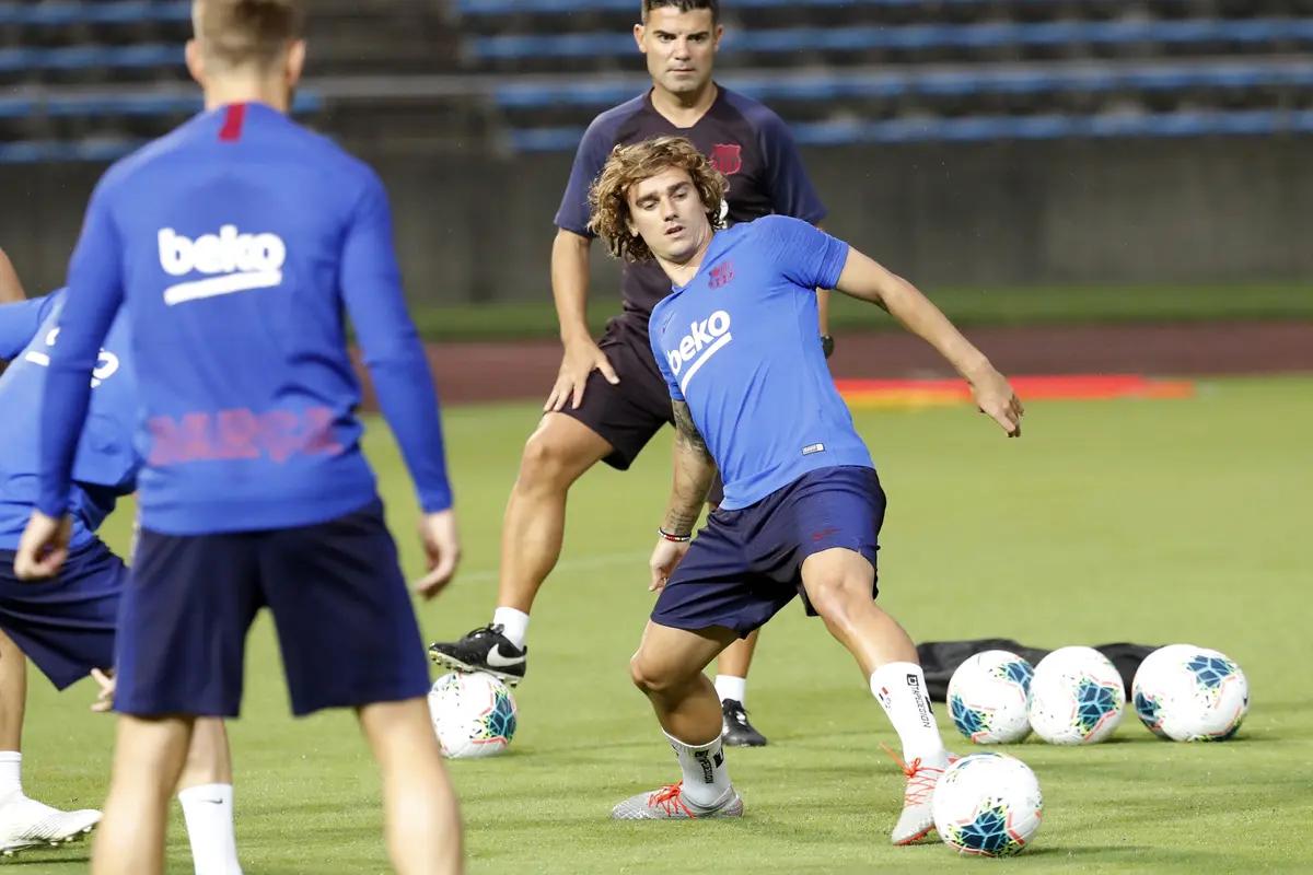 Intip Latihan Barcelona Jelang Hadapi Chelsea di Laga Pramusim