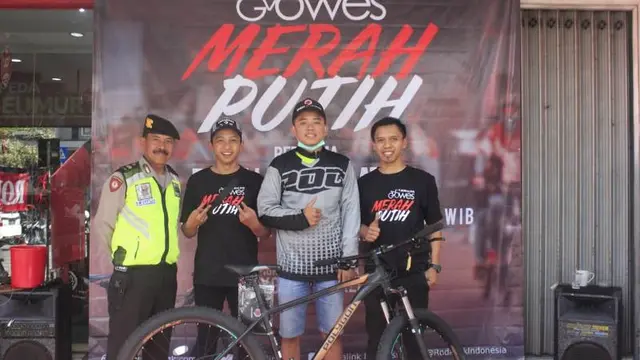 Gowes Merah Putih, Wujud Kompak Persatuan Bangsa Indonesia
