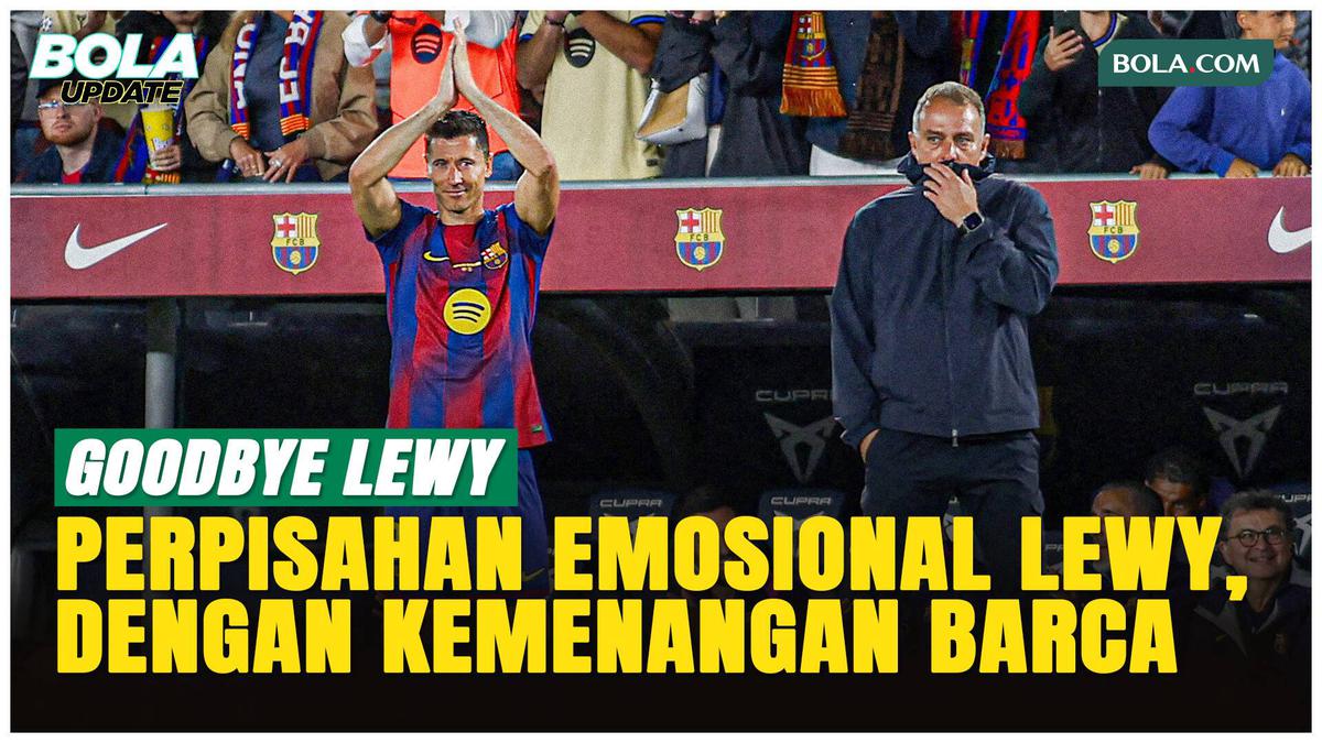 Sempurna, Lewandowski Tutup Kariernya di Barcelona dengan Kemenangan