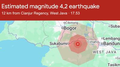 Getaran Gempa Cianjur Dirasakan Pekerja di Jakarta