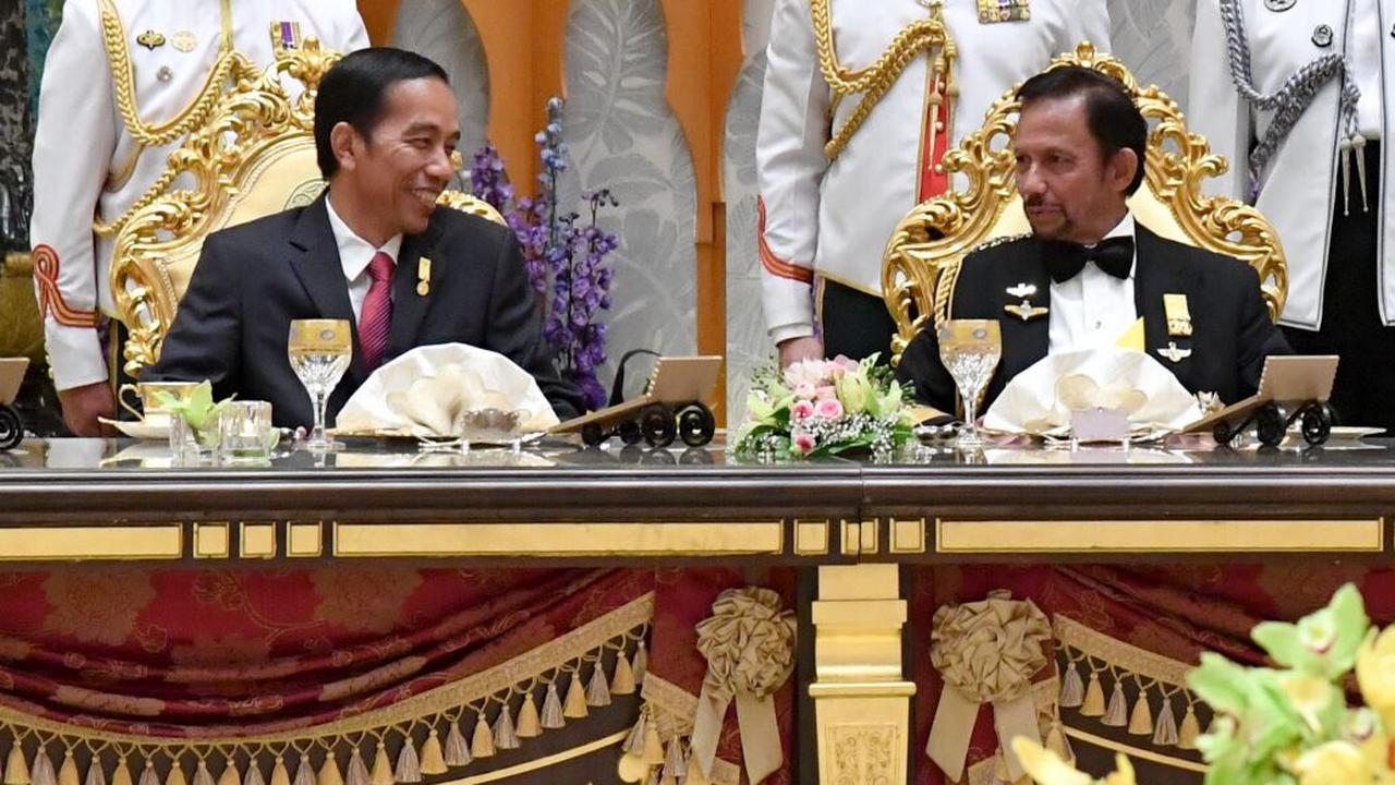 Presiden Jokowi dan Sultan Hassanal Bolkiah