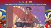Wapres Gibran Rakabuming Raka menghadiri Perayaan Imlek 2576 Nasional di TMII, Jakarta, Minggu, 9 Februari 2025. (Foto: Youtube MATAKIN Pusat)