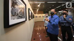 Pameran foto yang diikuti hampir 300 foto hasil karya wartawan foto dan 200 tulisan hasil karya wartawan tulis merupakan salah satu rangkaian kegiatan HUT KPR 45 dan  HUT ke 72 Bank BTN dengan hadiah total hampir mencapai Rp200 juta. (Liputan6.com/HO/BTN)