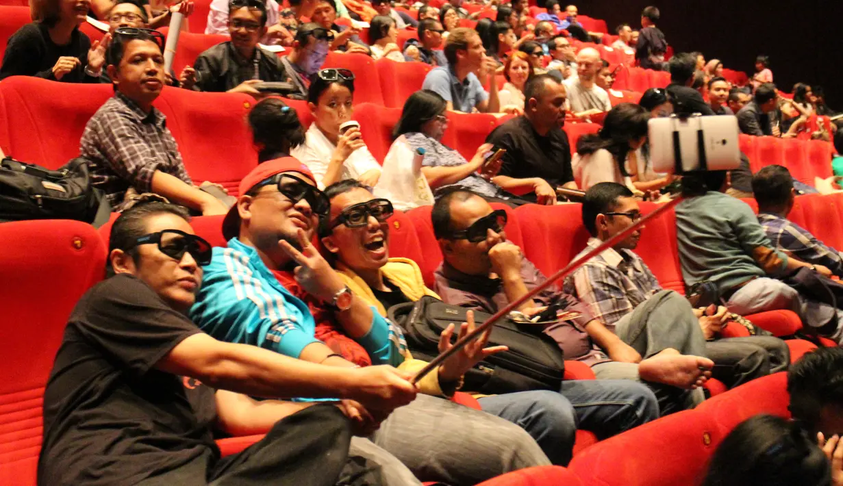 Advanced screening Guardians of the Galaxy dimeriahkan oleh beragam penggemar, komunitas, dan selebritis.