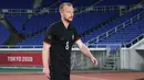 Jerman makin bernafsu untuk menambah gol. Sayang, Jerman justru harus kehilangan kapten tim Maximilian Arnold pada menit ke-63 usai menerima kartu kuning kedua akibat pelanggaran terhadap Dani Alves. (Foto: AFP/Yoshikazu Tsuno)