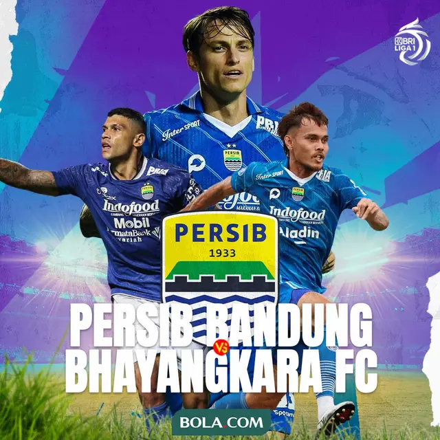 BRI Liga 1 - 3 pemain kunci Persib saat menghadapi Bhayangkara FC