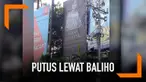 Seorang pria memutuskan hubungan cinta dengan sang pacar lewat baliho yang dipasang di jalan. Pria tersebut diketahui tak terima karena telah diselingkuhi sang pacar.