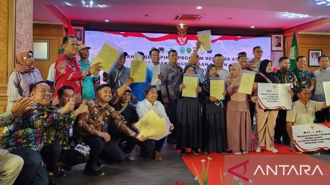 23 Warga Penajam Pertama Kali Terima Sertifikat Hak Pakai, Wujud Reforma Agraria Penajam Paser Utara