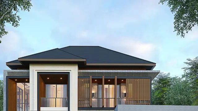 Model Rumah Terbaru 2025 dengan 2 Pintu yang Minimalis dan Modern