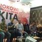 PolMark Indonesia merilis hasil survei terkait pemilihan presiden (Pilpres) 2019. (Liputan6.com/Radityo Priyasmoro)