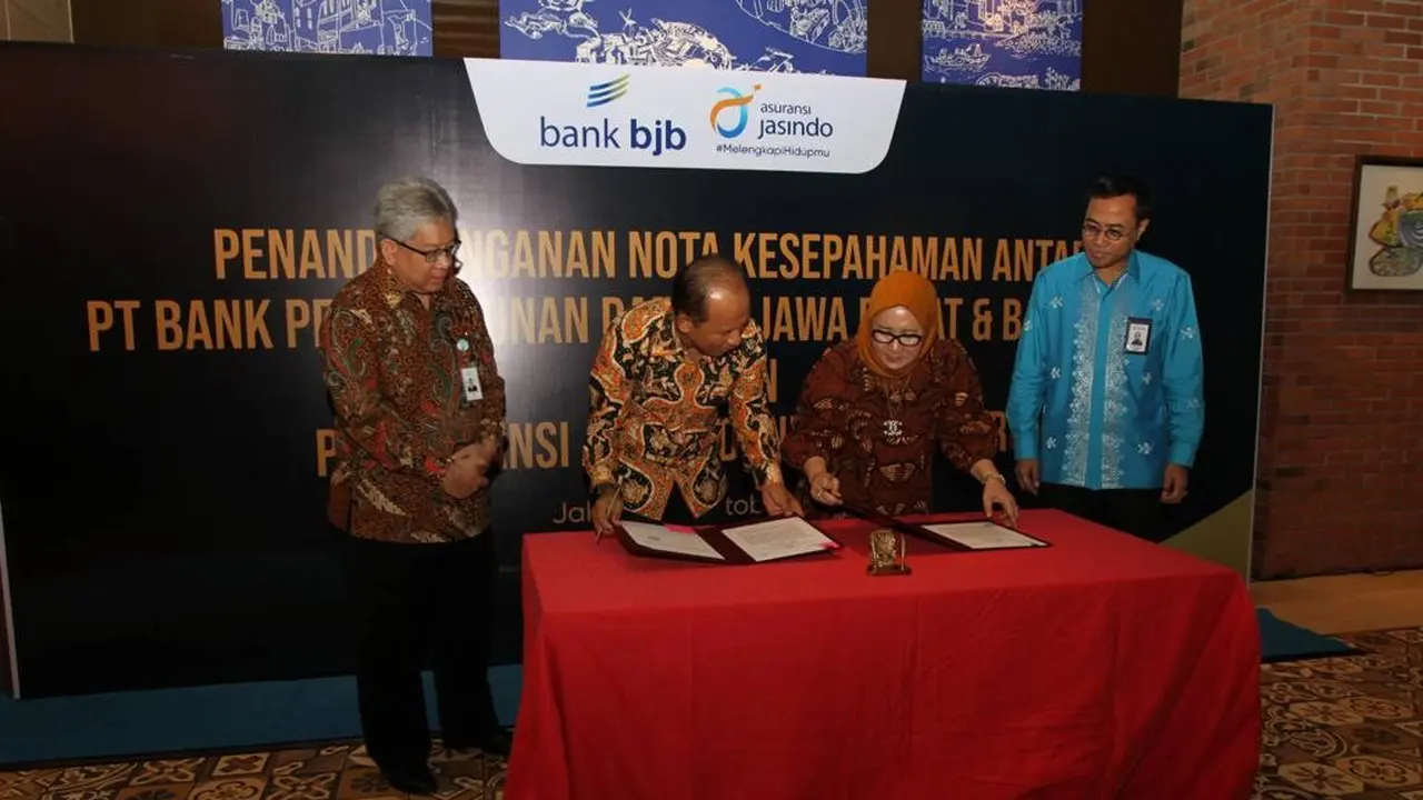 Penetrasi Bisnis, bank bjb Teken Kerja Sama dengan Asuransi Jasindo