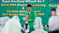 Plt Ketua Umum PPP Muhamad Mardiono turun langsung melakukan safari politik untuk bertemu kader dan calon legislatif (Caleg) se-Provinsi Lampung dan melakukan dialog secara terbuka (Istimewa)