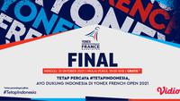 Jadwal dan Live Streaming Final French Open 2021 (Sumber : dok. Vidio.com)