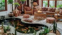 10 Inspirasi Kolam Ikan dalam Rumah dengan Konsep Taman Kering, Estetik dan Mudah Dirawat