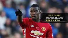 Paul Pogba mencetak satu gol saat Manchester United menang 3-1 atas Swansea.