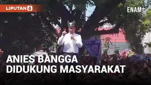 VIDEO: Datangi Padang, Anies Ngaku Senang Didukung Masyarakat