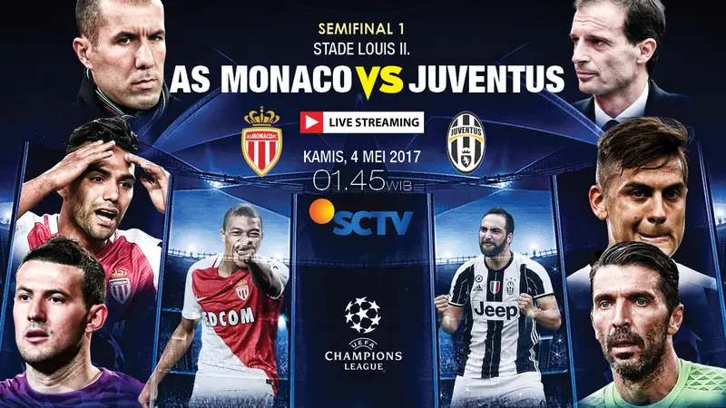 Prediksi AS Monaco Vs Juventus