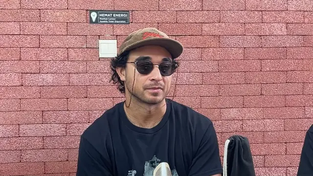 Geoff Fabila, member grup trio asal Australia bernama TJAKA. (Liputan6.com/Afradhiya N. R)