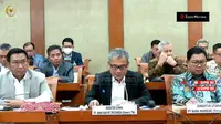 Direktur Utama BRI Sunarso dalam Rapat Dengar Pendapat dengan Komisi VI DPR RI, Selasa (28/3/2023).