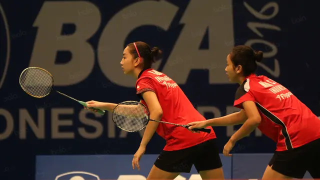 Aksi Pemain Indonesia di Ajang Indonesia Open 2016