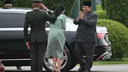 Presiden Republik Indonesia Prabowo Subianto kunjungan resmi kenegaraan di Thailand pada 19 Mei 2025. (Lillian SUWANRUMPHA/AFP)