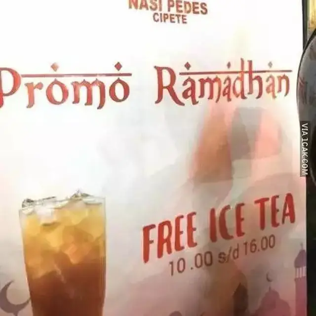 6 Tulisan Promo Makan Gratis Ini Nyeleneh, Bikin Pembeli Senyum Tipis