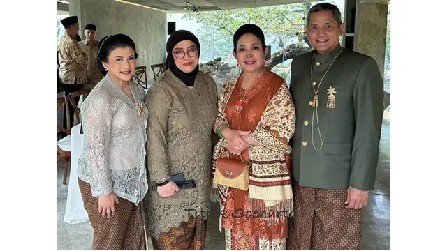 6 Potret Pernikahan Anak Onky Alexander 'Catatan Si Boy', Dihadiri Keluarga Cendana
