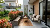 8 Ide Teras Rumah Tipe 36 dengan Pucuk Merah Tanpa Terlihat Sempit, Sejuk dan Menenangkan