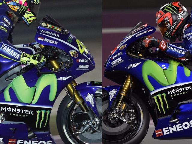 Motogp Bendera Indonesia Dipasang Di Motor Rossi Dan Vinales Bola Liputan6 Com